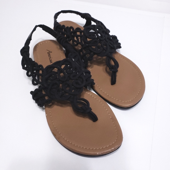 Women's American Eagle "Cord" Slingback Sandals (8) - Picture 1 of 6